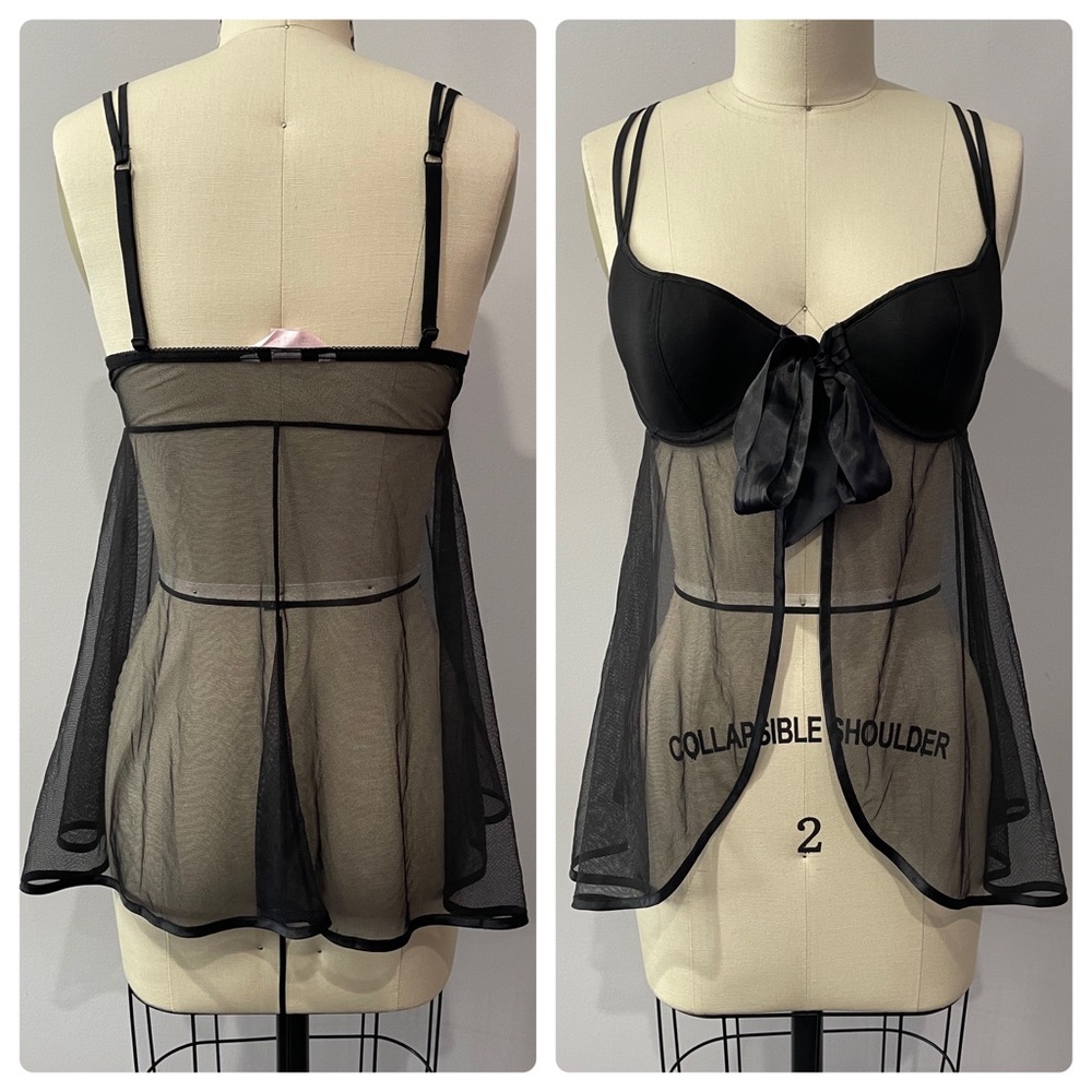 Victoria’s Secret Mesh Babydoll  - Size: M